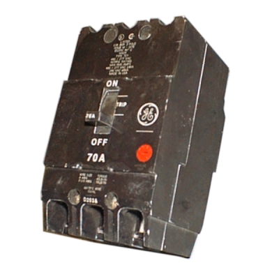 TED GE three pole circuit breaker